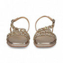 Sandalia Tira Empeine Bronce  ALMA EN PENA