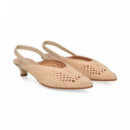 sin Talon Crochet Beige  MIUXA