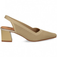 sin Talon Regilla Beige  MISS ELASTIC