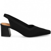 sin Talon Regilla Negro  MISS ELASTIC