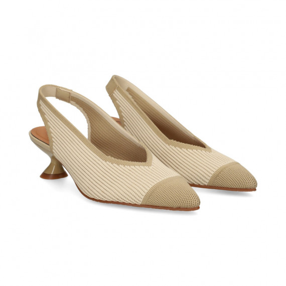 sin Talon Regila Beige+crema  MISS ELASTIC