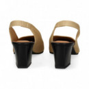 sin Talon Regilla Negro+camel  MISS ELASTIC