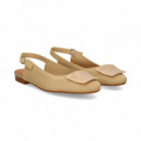 Bailarina S/talon Chapon Regilla Camel  MISS ELASTIC