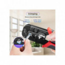 CRIMPADORA VENTION METALICA RJ45 BLACK/RED