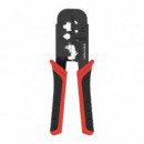 CRIMPADORA VENTION METALICA RJ45 RED/BLACK