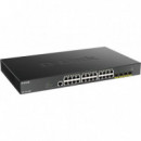 SWITCH D-LINK GIGABIT 28 PUERTOS DGS-1250-28X 24+4