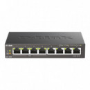 SWITCH D-LINK GIGABIT 8 PUERTOS DGS-1008P/E (4XPOE