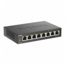 SWITCH D-LINK GIGABIT 8 PUERTOS DGS-1008P/E (4XPOE