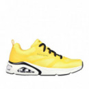 SKECHERS Zapatillas Tres-air Uno Amarillas 183070-YEL