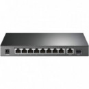 SWITCH TP-LINK GIGABIT 8 PUERTOS POE + 1 SFP TL-SG