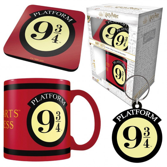 Pack Taza con Llavero Plataforma 9 3/4 Harry Potter  PYRAMID