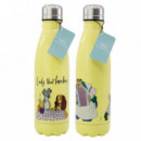 Botella de acero inoxidable La Dama y el Vagabundo