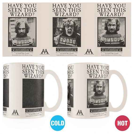 Taza Térmica Cartel de Sirius Black Harry Potter  PYRAMID
