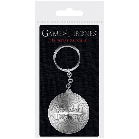 Llavero Metálico Logo de Juego de Tronos  PYRAMID
