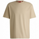 Camiseta HUGO Dapolino Beige