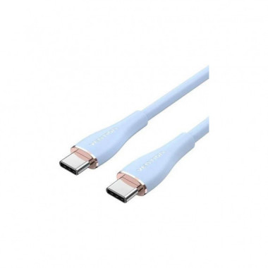 Cable Usb-c VENTION Tipo Usb-c/m - Usb-c/m 480MBPS 5A 100W 1.5M Blue