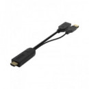 AISENS Adaptador Activo Hdmi/m 2.0 a Displayport/h V 1.2+ Alimentacion USB A122-0642