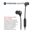 MOTOROLA Auricular Estereo con Microfono y Cable Tipo C Earbuds 3C-S Negro