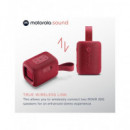 MOTOROLA Altavoz Portatil BLUETOOTH Rokr 300  Rojo 7W 12H Resistente Al Agua IP67