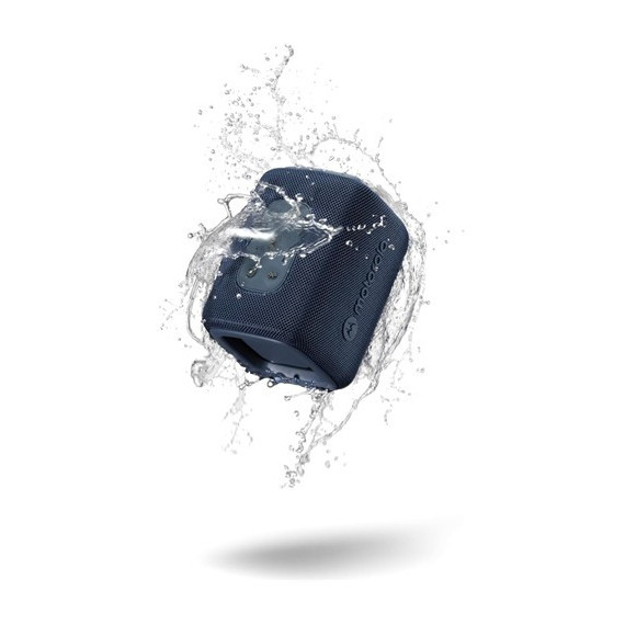 MOTOROLA Altavoz Portatil BLUETOOTH Rokr 300 Azul Oscuro 7W 12H Resistente Al Agua IP67