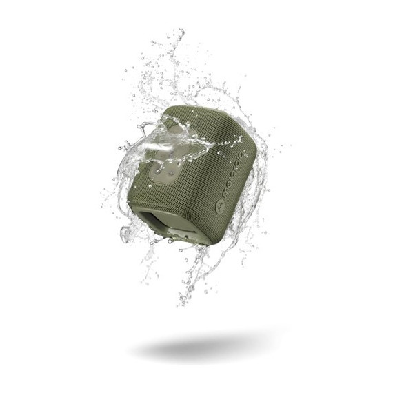 MOTOROLA Altavoz Portatil BLUETOOTH Rokr 300 Verde 7W 12H Resistente Al Agua IP67