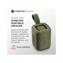 MOTOROLA Altavoz Portatil BLUETOOTH Rokr 300 Verde 7W 12H Resistente Al Agua IP67