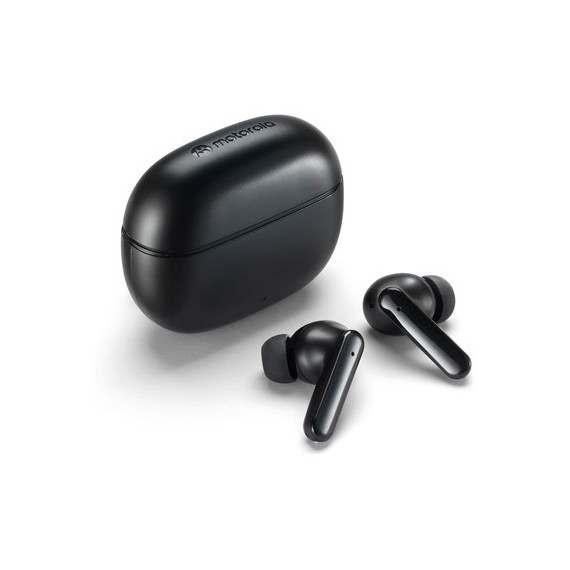 MOTOROLA Auricular BLUETOOTH Moto Buds 125 Negro con Estuche de Carga Cancelacion Ruido para Microfo