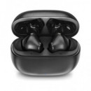 MOTOROLA Auricular BLUETOOTH Moto Buds 125 Negro con Estuche de Carga Cancelacion Ruido para Microfo