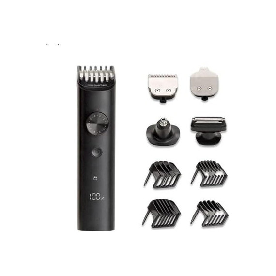 XIAOMI Cortapelos Grooming Kit Pro Recargable con 9 Accesorios Lavable IPX7