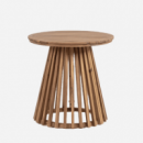 Mesa de Jardín Auxiliar de Madera Batur (50 Cm)- Terrazza® - Exterior  TERRAZZA COLLECTION