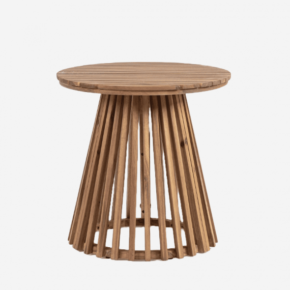 Mesa de Jardín Auxiliar de Madera Batur (50 Cm)- Terrazza® - Exterior  TERRAZZA COLLECTION