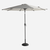 Sombrilla de Jardín Sunline (270 Cm) Color Gris- Parasol Exterior Redondo- Hartman®- Ajustable  HARTMAN OUTDOOR FURNITURE