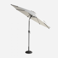Sombrilla de Jardín Sunline (270 Cm) Color Gris- Parasol Exterior Redondo- Hartman®- Ajustable  HARTMAN OUTDOOR FURNITURE