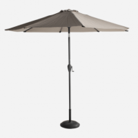 Sombrilla de Jardín Sunline (270 Cm) Color Gris Pardo- Parasol Exterior Redondo- Hartman®- Ajustable  HARTMAN OUTDOOR FURNITURE