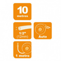 ENROLLADOR MANGUERA AGUA AIRMEC 10 METROS