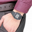 CASIO W-800H-1A Reloj Digital Deportivo Hombre Negro Wr 100M con Cronómetro y Luz