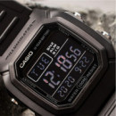 CASIO W-800H-1B Reloj Digital Deportivo Hombre Pantalla Negativa Wr 100M con Luz y Alarma