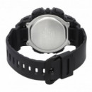 CASIO WS-1500H-1AV Reloj Hombre Deportivo Negro Fase Lunar y Mejor Hora de Pesca Wr 100M Batería 10 Años