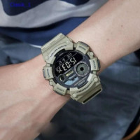 CASIO WS-1500H-3B Reloj Hombre Deportivo Verde Militar Fase Lunar y Hora de Pesca Wr 100M Batería 10 Años