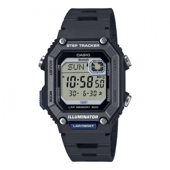 CASIO WS-B1000-1A Reloj Deportivo Hombre BLUETOOTH Step Tracker Negro Wr 100M Memoria 200 Vueltas