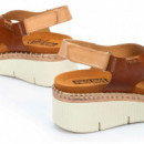 PIKOLINOS Cuña Gomera con Cierre Adherente Marrón W0K-0606C1-250