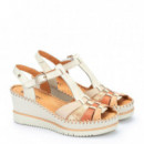 PIKOLINOS Cuña Aguadulce con Cierre Adherente Marrón W3Z-1836C1-909