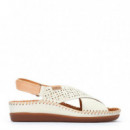 PIKOLINOS Cuña Cadaques con Cierre Adherente Marrón W8K-0848C1-909