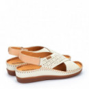 PIKOLINOS Cuña Cadaques con Cierre Adherente Marrón W8K-0848C1-909