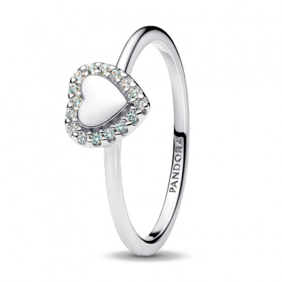Anillo Halo y Corazón 193801C01  PANDORA