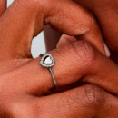 Anillo Halo y Corazón 193801C01  PANDORA