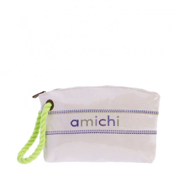 Neceser de Playa de Mano Aura de Lona Recubierta de Plástico  AMICHI