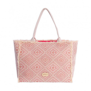 BOLSO DE PLAYA JUNO DE TEJIDO BORDADO