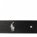 Cinturón de Cuero Desgastado  RALPH LAUREN