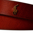 Cinturón de Cuero Desgastado  RALPH LAUREN